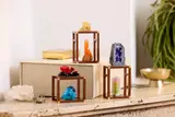 Minerals as home decor.