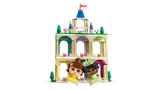 Belle and Tiana with the castle.