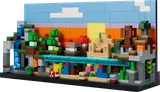 LEGO Minecraft Mini Biomes set, daytime sky.