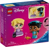 Rear of LEGO Disney 43303 box.