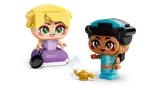 Jasmine's lamp and Rapunzel's pan with sparkles.
