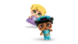 LEGO Jasmine and Rapunzel in an angled pose.