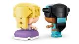 Rear view of LEGO Jasmine and Rapunzel figures.