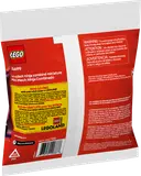 Back of LEGO 30699 polybag with warnings.