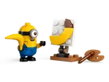 Minion paints banana.