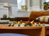 Minions set on display.