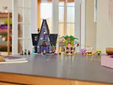 Full LEGO set on table, wide view.