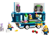 Open Minions party bus with characters and accessories.
