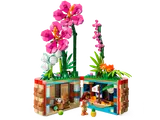 Flowerpot opens to reveal hidden rooms.