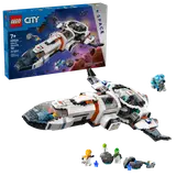 Box art and assembled spaceship.
