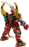 Back view of the mech, showing structural details.