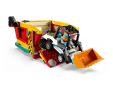 Pigsy's loader entering Monkie Kid's trailer.
