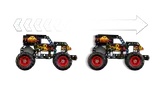 Grave Digger demonstrating pull-back feature.