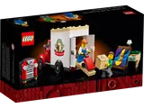 Back view of the LEGO Icons 40586 Moving Truck box.