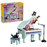 LEGO set box with grand piano model.