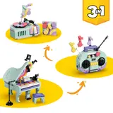 3-in-1 LEGO music models overview.
