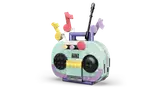 LEGO boombox angled view.