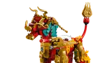 Qilin head and tail close-up.