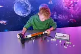 LEGO Artemis rocket components with digital instructions.
