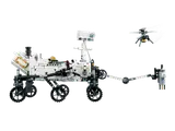 Rover with extended arm and Ingenuity.