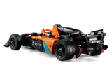 Rear angled view of McLaren Formula E Car.