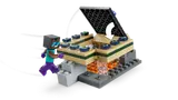 Steve activates the LEGO Minecraft End portal.