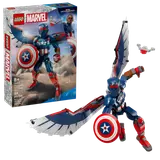 Figure next to its box with set details.