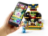 AR view of the haunted juice bar.