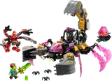 LEGO DREAMZzz Nightmare Scorpion Digger 71513 set with minifigures.