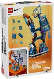 Back of LEGO x Nike box.