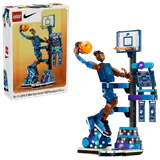 LEGO x Nike box and built model.