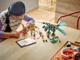 Child building Monkie Kid mech
