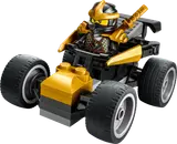Cole's gold and black ninja buggy.