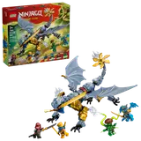 Ninjago Riyu dragon set box and assembled model.