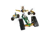 Detachable Ninjago vehicles.