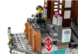 Close-up of wheelchair ramp in LEGO Ninjago City Markets.
