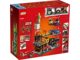 Back of LEGO Ninjago City Markets (71799) box with features.