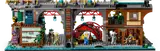 Interior ground level view of LEGO Ninjago City Markets.