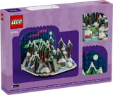 Back of the LEGO Northern Lights Diorama box.