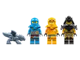 Ninjago 71798 minifigure lineup.