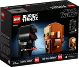 Back of LEGO BrickHeadz 40547 box.