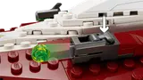 Close-up of starfighter stud shooter.