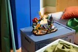 Zelda set on crate.