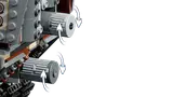 Sandcrawler steering and hatch dials