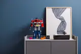 Optimus Prime on display.