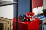 Optimus Prime truck mode display.