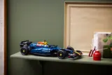 RB20 F1 car on a shelf.