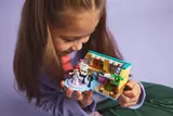 Child holding the room.