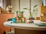 Complete LEGO Friends Panda set on table.