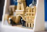 Close-up of Notre Dame model.
